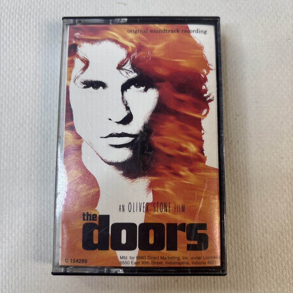 The Doors Movie Soundtrack Cassette Tape 1991 Oliver Stone Val Kilmer Classic Ro
